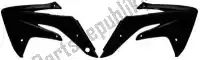566210100, Rtech, Bs ra radiator scoops honda black    , New