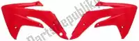 566210155, Rtech, Bs ra radiator scoops honda red (oe)    , New