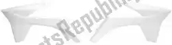Here you can order the bs ra radiator scoops ktm white (oe) from Rtech, with part number 566230235: