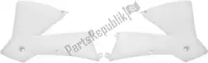 RTECH 566230240 cubre radiador bs ra ktm blanco - Lado inferior