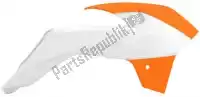 566230255, Rtech, Bs ra prese d'aria radiatore ktm bianco-arancione (oe)    , Nuovo