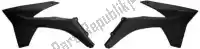 566230125, Rtech, écopes de radiateur bs ra ktm noir    , Nouveau