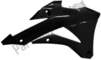 566225100, Rtech, Bs ra radiator scoops kawasaki black    , New
