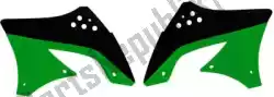 Ici, vous pouvez commander le écopes de radiateur bs ra kawasaki noir-vert (oe) auprès de Rtech , avec le numéro de pièce 566225165: