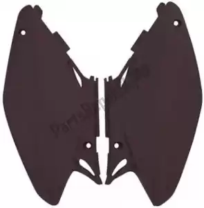RTECH 565410100 jeu de panneaux panneau latéral honda noir - La partie au fond