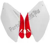 565410210, Rtech, Panel set side panel honda white-red orig, bicol (oe)    , New
