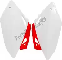 565410215, Rtech, Conjunto de painéis painel lateral honda branco-vermelho orig. bicol (oe)    , Novo