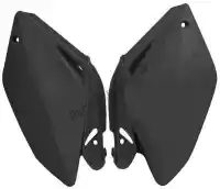 565410130, Rtech, Panel set side panel honda black one-colour    , New
