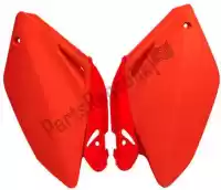 565410175, Rtech, Panel set side panel honda red one-colour    , New