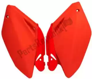 RTECH 565410175 panel set side panel honda red one-colour - Bottom side