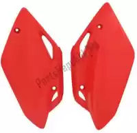 565410155, Rtech, Panel set side panel honda red    , New