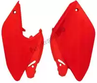 565410185, Rtech, Zestaw paneli panel boczny honda czerwony jednokolorowy    , Nowy
