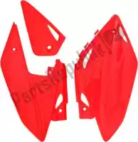 565410190, Rtech, Conjunto de painéis painel lateral honda vermelho monocromático    , Novo