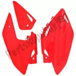 Here you can order the panel set side panel honda red one-colour from Rtech, with part number 565410190: