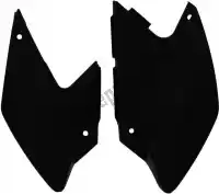 565425125, Rtech, Panel set side panel kawasaki black    , Nieuw