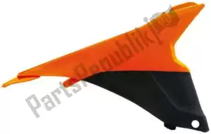RTECH 560430045 lfh side panel dx ktm orange-black (oe) - Bottom side
