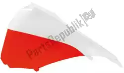 Here you can order the lfh side panel sx ktm neon orange-white from Rtech, with part number 560430169:
