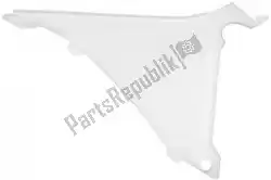 Here you can order the lfh side panel dx ktm white (oe) from Rtech, with part number 560430075: