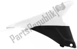 Here you can order the lfh side panel dx ktm white-black from Rtech, with part number 560430085: