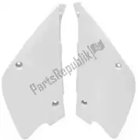 565425205, Rtech, Panel set side panel kawasaki white (oe)    , New