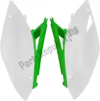 565425245, Rtech, Zestaw paneli panel boczny kawasaki bia?o-zielony    , Nowy