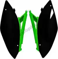 565425145, Rtech, Zestaw paneli panel boczny kawasaki czarno-zielony (oe)    , Nowy