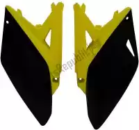 565435145, Rtech, Panel set panel lateral suzuki negro-amarillo (oe)    , Nuevo