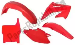 Here you can order the set plastics 5 pcs honda red from Rtech, with part number 563210550: