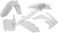 563210592, Rtech, Set plastiche 5 pz honda bianco (non usa)    , Nuovo