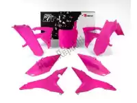 563210624, Rtech, Set plastics 6 pcs honda pink not usa    , New