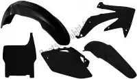 563210542, Rtech, Set plastics 5 pcs honda black    , Nieuw