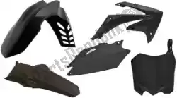 Here you can order the set plastics 5 pcs honda black from Rtech, with part number 563210544: