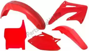 RTECH 563210558 zestaw plastików 5 szt honda czerwony - Dół