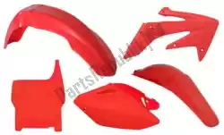 Here you can order the set plastics 5 pcs honda red from Rtech, with part number 563210552: