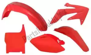 RTECH 563210552 set plastics 5 pcs honda red - Bottom side