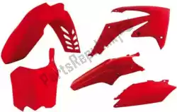 Here you can order the set plastics 5 pcs honda red (not usa) from Rtech, with part number 563210568: