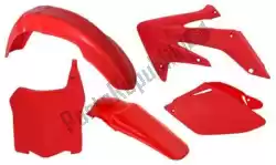 Here you can order the set plastics 5 pcs honda red from Rtech, with part number 563210556: