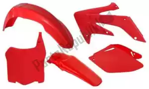 RTECH 563210556 set plastics 5 pcs honda red - Bottom side