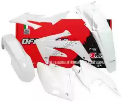 Here you can order the set plastics 4 pcs honda white from Rtech, with part number 563210420: