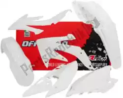 Here you can order the set plastics 4 pcs honda white from Rtech, with part number 563210422: