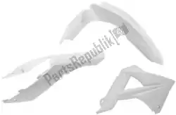 Here you can order the set plastics 3 pcs gas-gas white from Rtech, with part number 563205324: