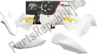 563220514, Rtech, Set plastics 5 pcs husqvarna white (oe)    , Nieuw