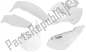 RTECH 563225556 set plastics 5 pcs kawasaki white - Bottom side