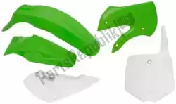 Here you can order the set plastics 5 pcs kawasaki (oe) from Rtech, with part number 563225500: