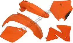 Here you can order the set plastics 5 pcs ktm orange from Rtech, with part number 563230504: