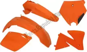 RTECH 563230504 set plastics 5 pcs ktm orange - Bottom side