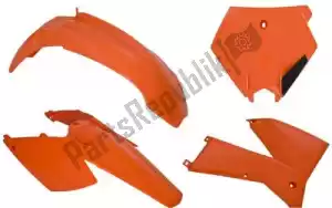 RTECH 563230424 set plasticos 4 uds ktm naranja - Lado inferior