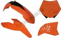 Ici, vous pouvez commander le set plastiques 4 pcs ktm orange auprès de Rtech , avec le numéro de pièce 563230426: