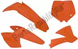 Here you can order the set plastics 4 pcs ktm orange (oe) from Rtech, with part number 563230428: