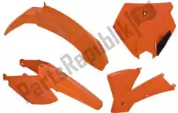 Qui puoi ordinare set plastica 4 pz ktm arancione da Rtech , con numero parte 563230422: